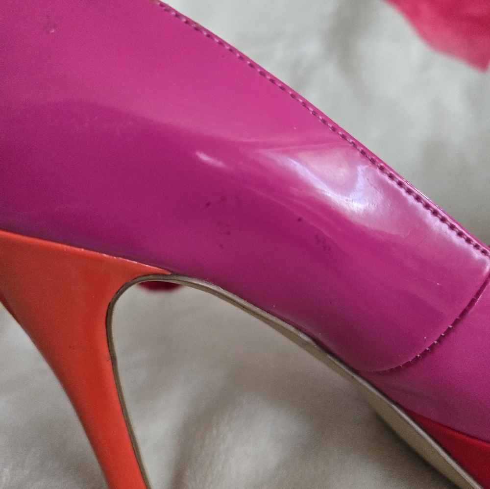 Marc Fisher Pink Platform Heels - Picture 9 of 10